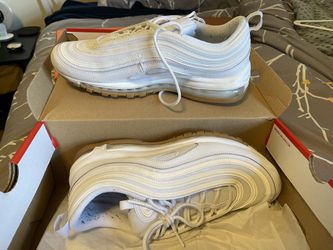 Mens Nike Air Max 97 White - Tan Sole Size 11