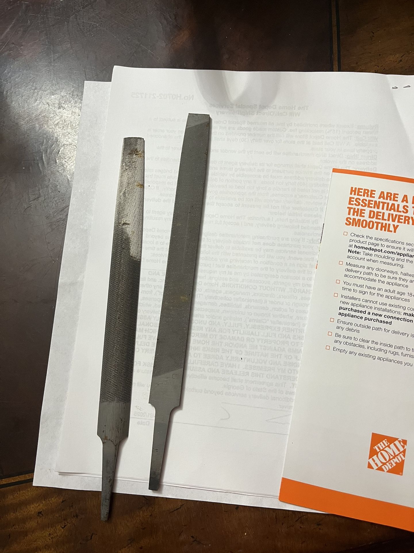 2 Used Metal Files