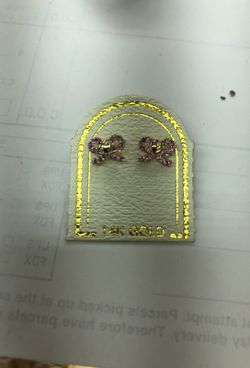 14k stud earring