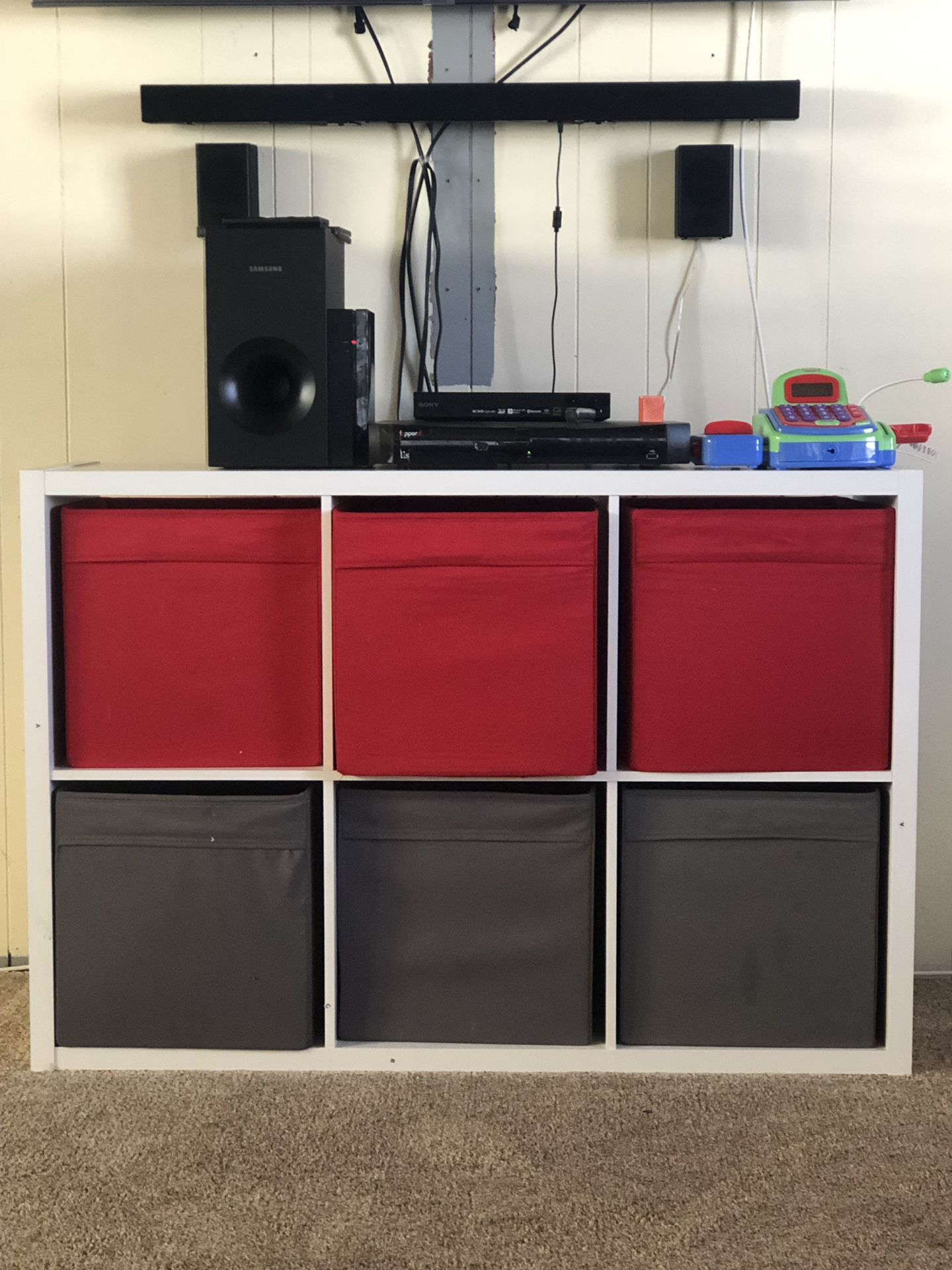 Cube organizer/ storage/ tv stand/ console/ entertainment center