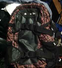 Columbia hiking book back bag skate board