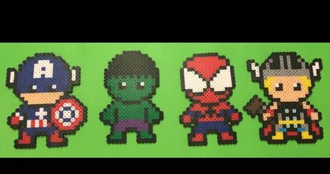 Marvel in perler beads