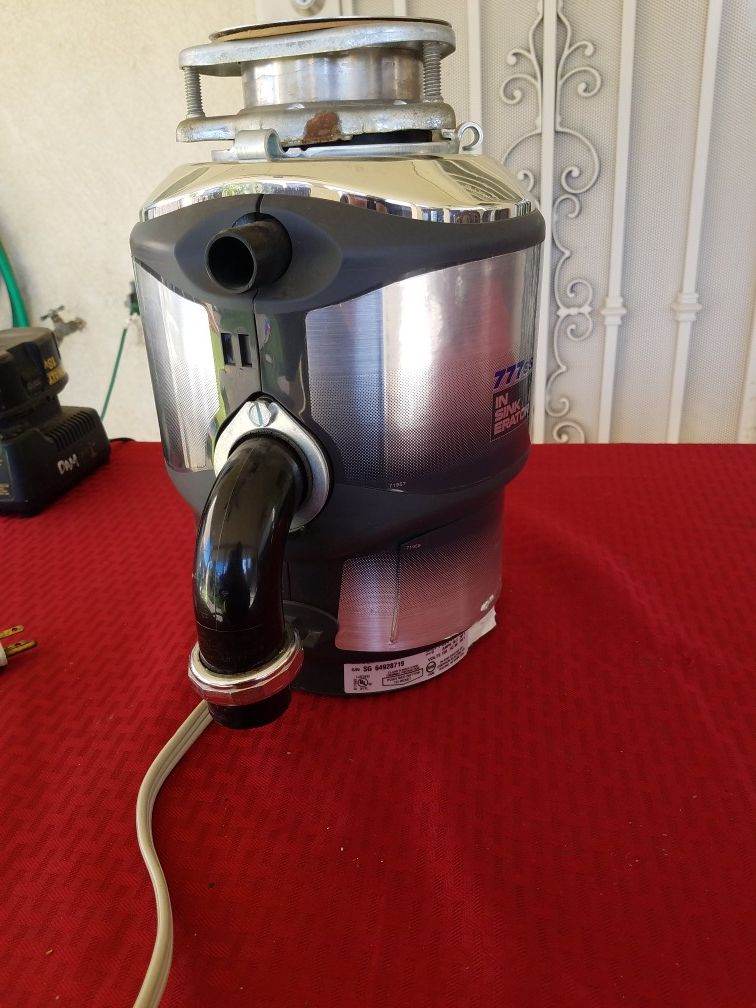 Insinkerator 777ss 1 hp garbage disposal for Sale in Lodi, CA OfferUp