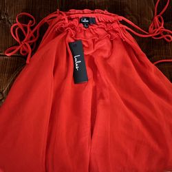 Lulus Brand New W/tags Red Blouse 