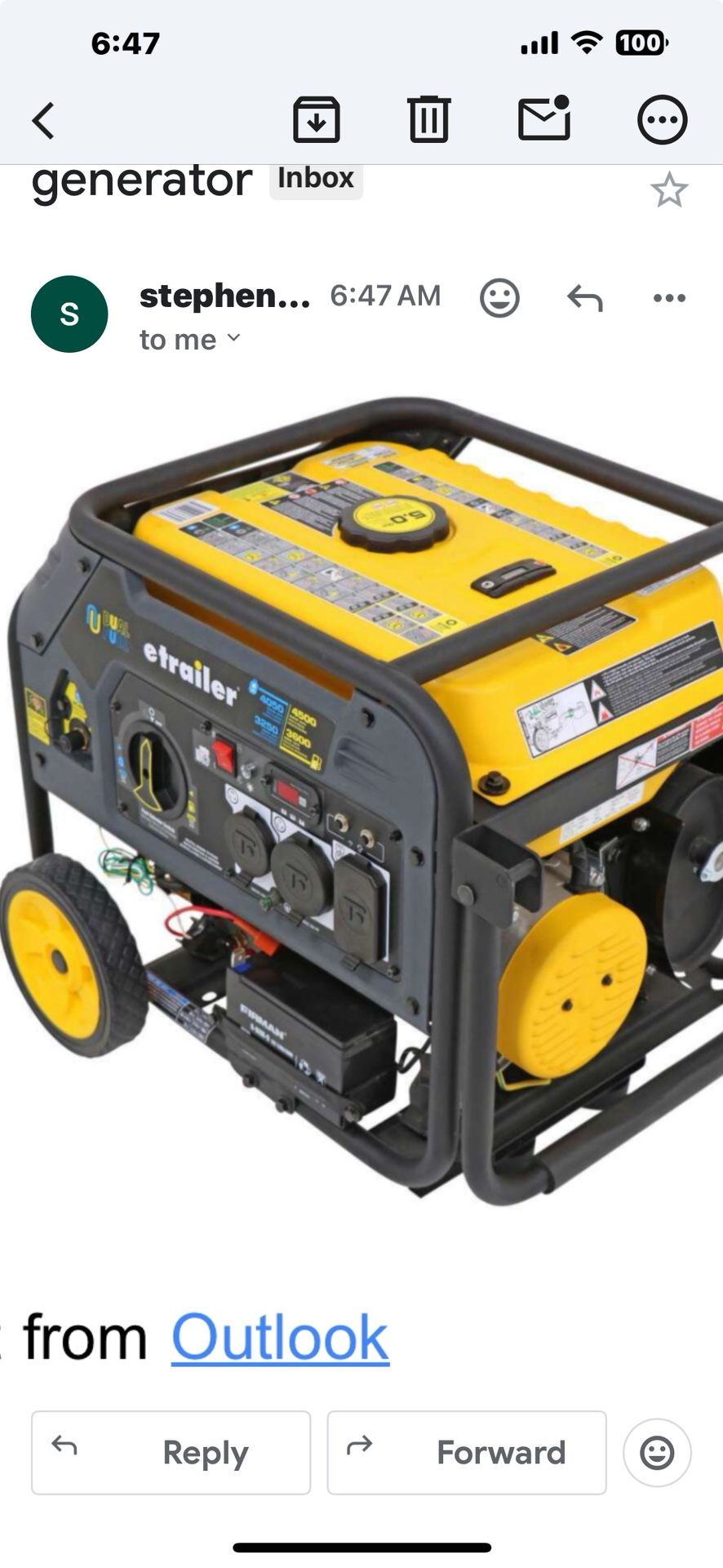 Portable generator