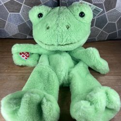 Build a bear Green Spring Frog unstuffed