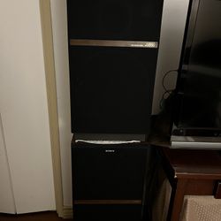 Sony mid ‘80’s vintage speakers. 