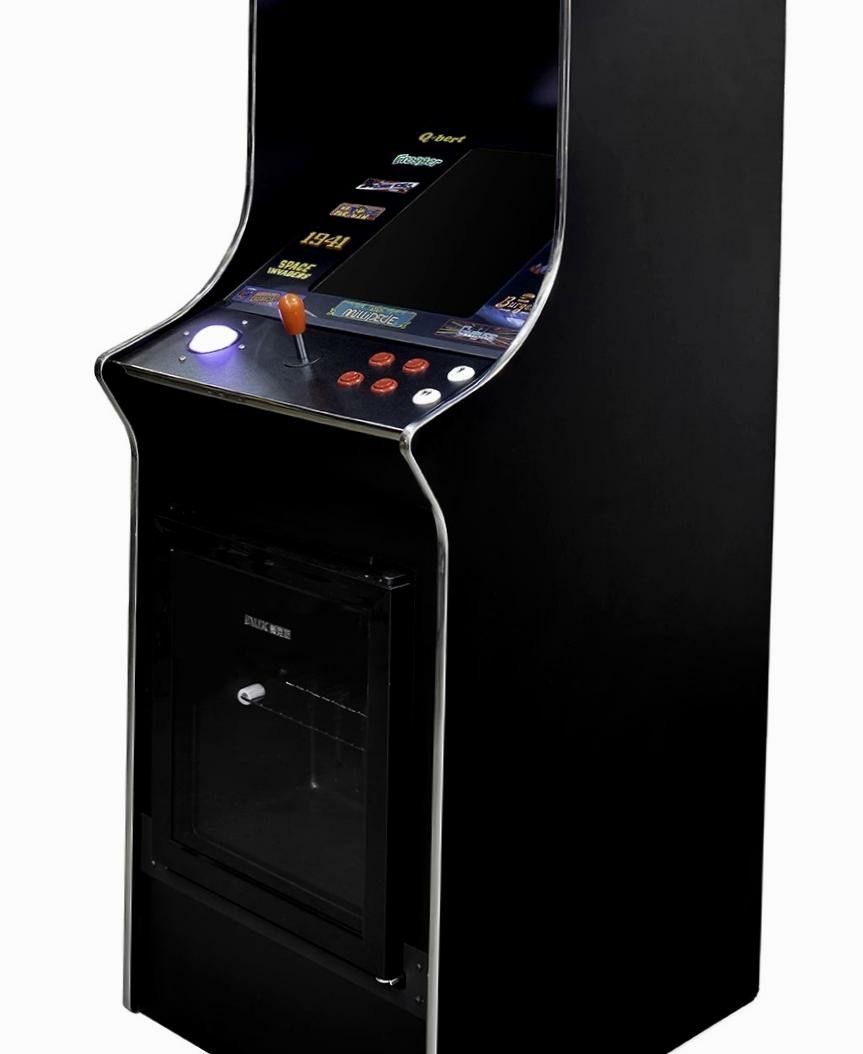 New upright retro 2 player arcade with 516 Games and Trackball and built in fridge!