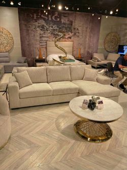 2 Piece Sectional With Pull Out Bed And Storage