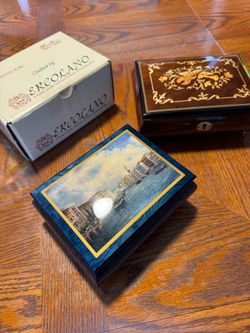 Hand Made Italian Inlaid Music Box