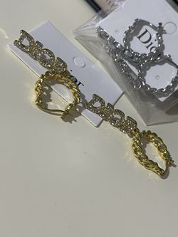Hoop Dangle Earrings 