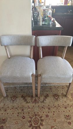 Pair of dining chairs