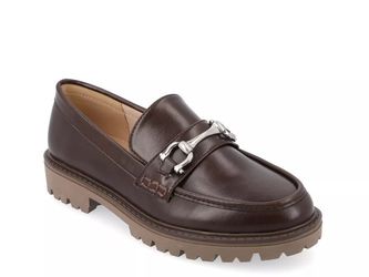 New 10 Jessamey Women's Brown Loafers Shoes