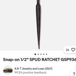 Snap On Spud Ratchet 