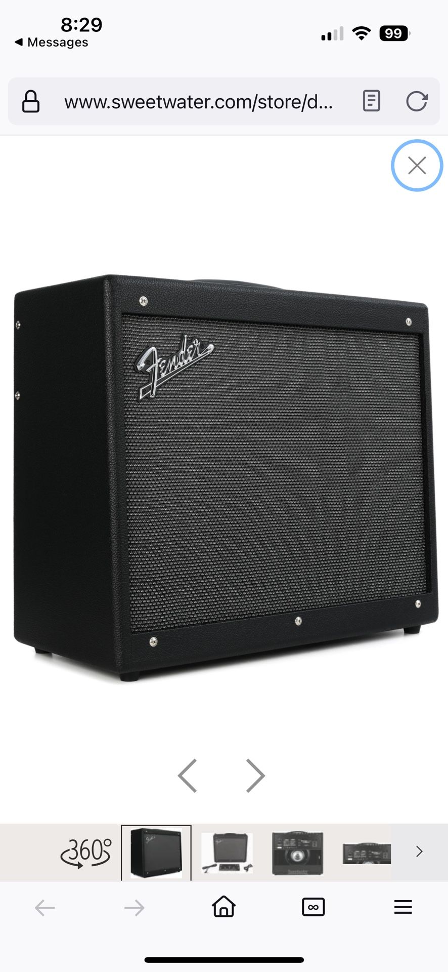 Fender Mustang GTX100 w/ USB-C MIDI Interface