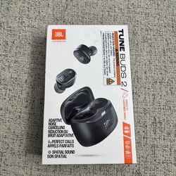 JBL Tune Buds 2 True Wireless Noise Canceling Earbuds - Black