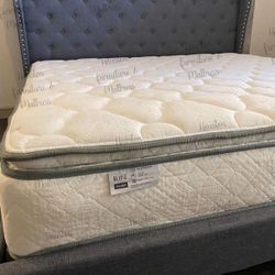 New Platform Bed 🛏 Frame + Pillow Top Mattress SAME DAY DELIVERY 🚚 