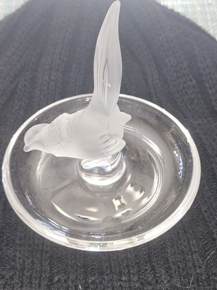 Lalique Bird Jewelry Dish