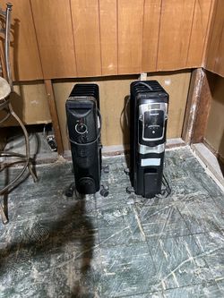 PAIR OF ELECTRIC SPACE HEATERS