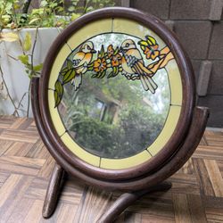 Vintage Bird Mirror 
