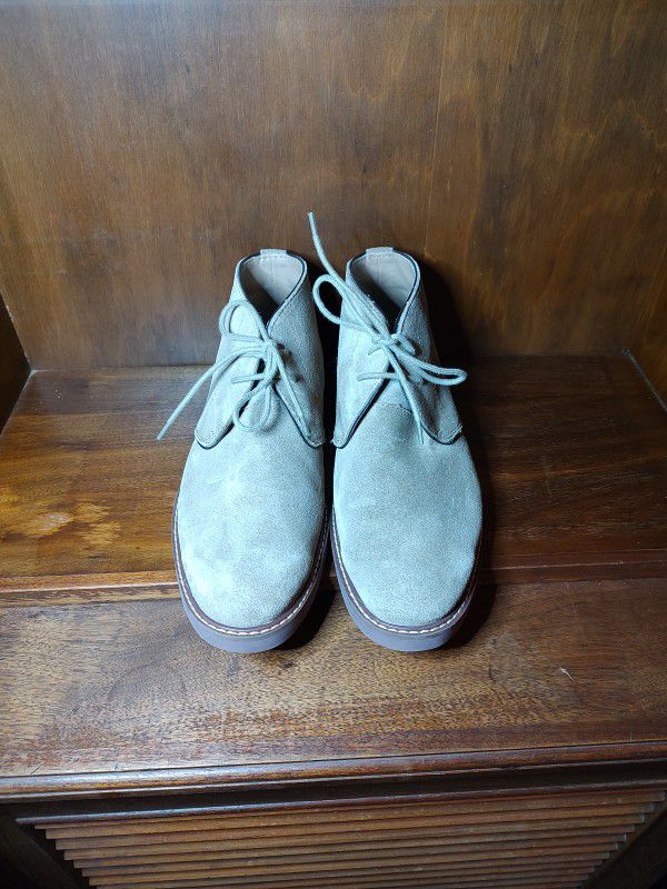 Mens BANANA REPUBLIC Desert Chukka Boots size 10 Light Brown Suede Leather Ankle