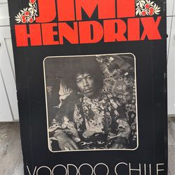 Old Jimi Hendrix poster