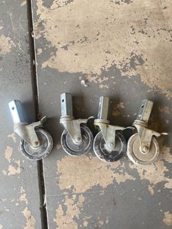 Set of 4 Swivel Caster Wheels with Stem Mount 5$ a piece