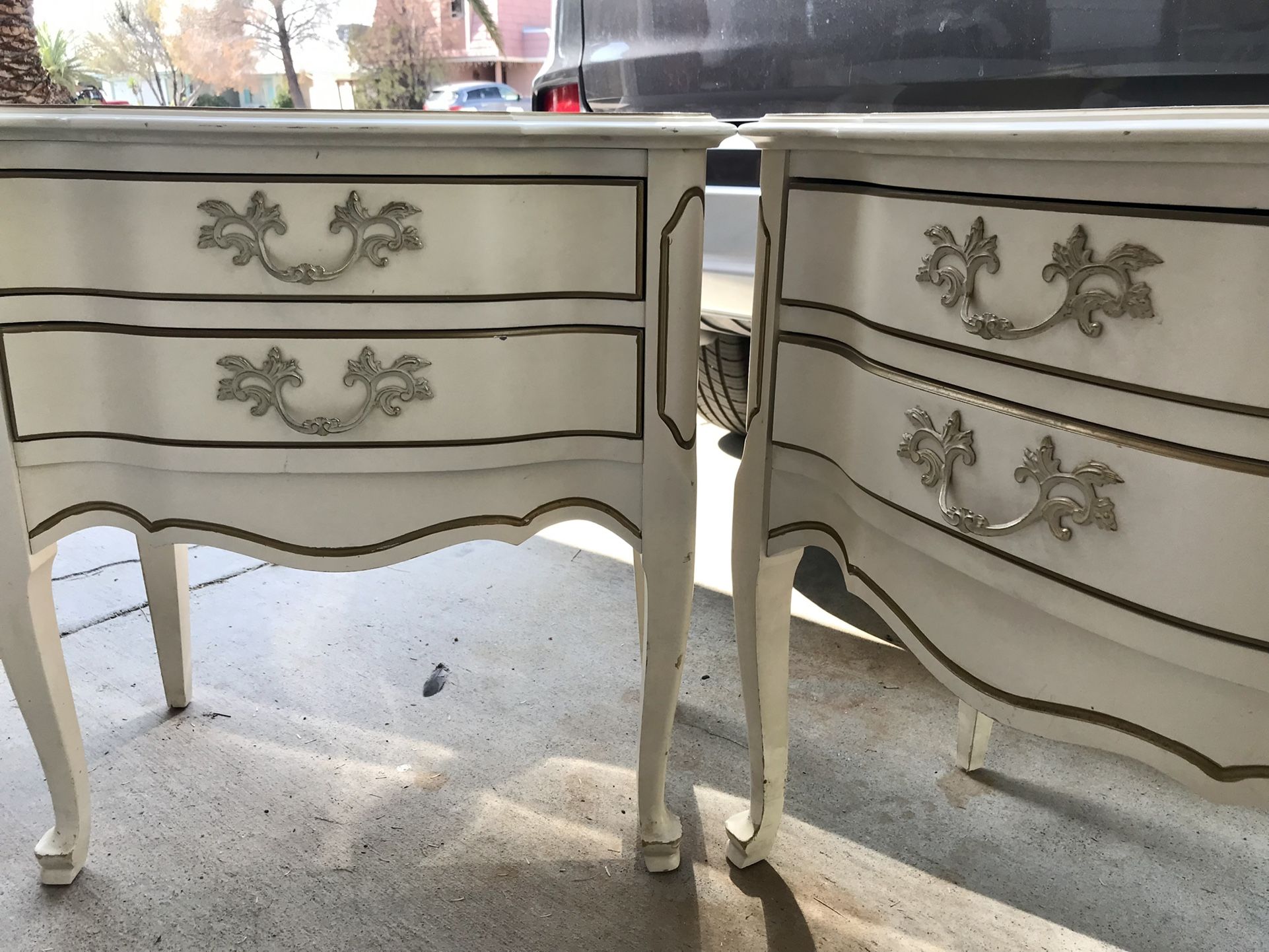 French Provincial Nightstands (set of 2)