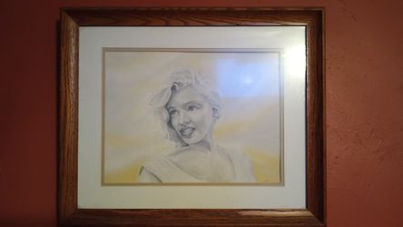Marilyn Monroe drawing