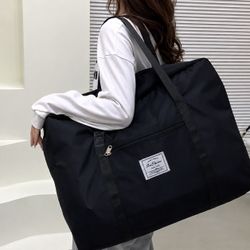 [NEW] X-Large Travel Duffel Bag -Black/Pink