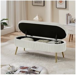 Bench and storage grey