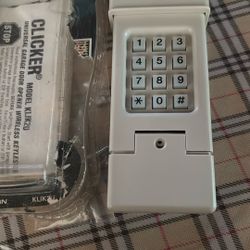 Universal Garage Door Wireless Keyless Entry 