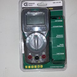 Commercial Electric Auto Ranging Multimeter