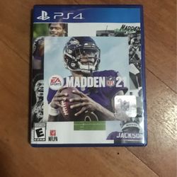 Madden 21 Ps4 and Ps5