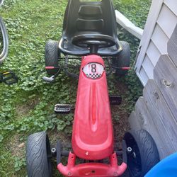 Go Kart Kids Pedal Powered 4 Wheel Racer