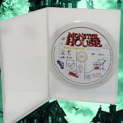 Monster House (DVD, 2006) Full Screen Edition DISC ONLY In Plastic Slim DVD Case. 
This item is a Monster House (2006)animated film on DVD, specifical