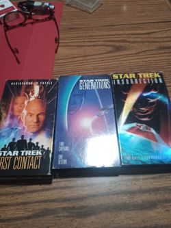 3 star trek vhs