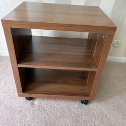 Scandinavian Style Rolling Side Table