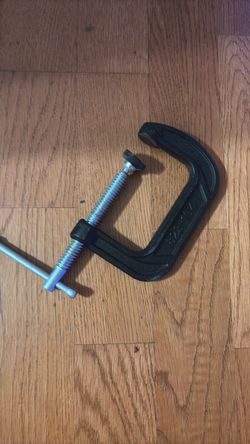 Husky 823-104 3" Heavy Duty Forged Steel C-Clamp 740 lb Force