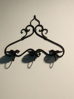 Candle holder wrought iron
