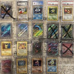 Pokémon Cards And Slabs 