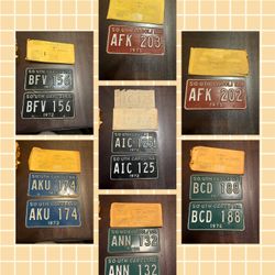 12 Old Plates 