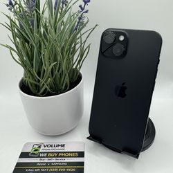 Apple IPhone 15 128gb ATT/CRICKET Black Battery 88%