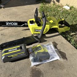 40V HP Brushless 14 in. Battery Chainsaw with 4.0 Ah Battery and Charger