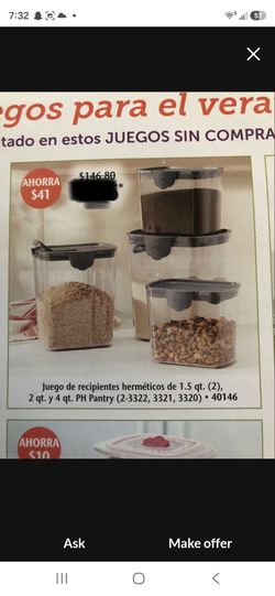 Set de 4 recipients  princess house
