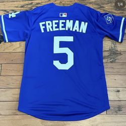 Freeman Blue World Series Jersey