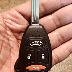 [$100 in Upland Today] 2004-15 Dodge Chrysler Jeep Key Copy (Avenger, Liberty, Aspen, 300, Charger, Durango, Magnum, Commander, Grand Cherokee & more)