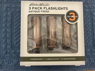 Eddie Bauer LED Flashlights 3 pack New