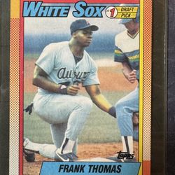 Frank Thomas Chicago White Sox 1990 Topps # 414 Rookie Card