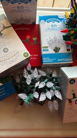Holiday LED Christmas String Lights Bundle